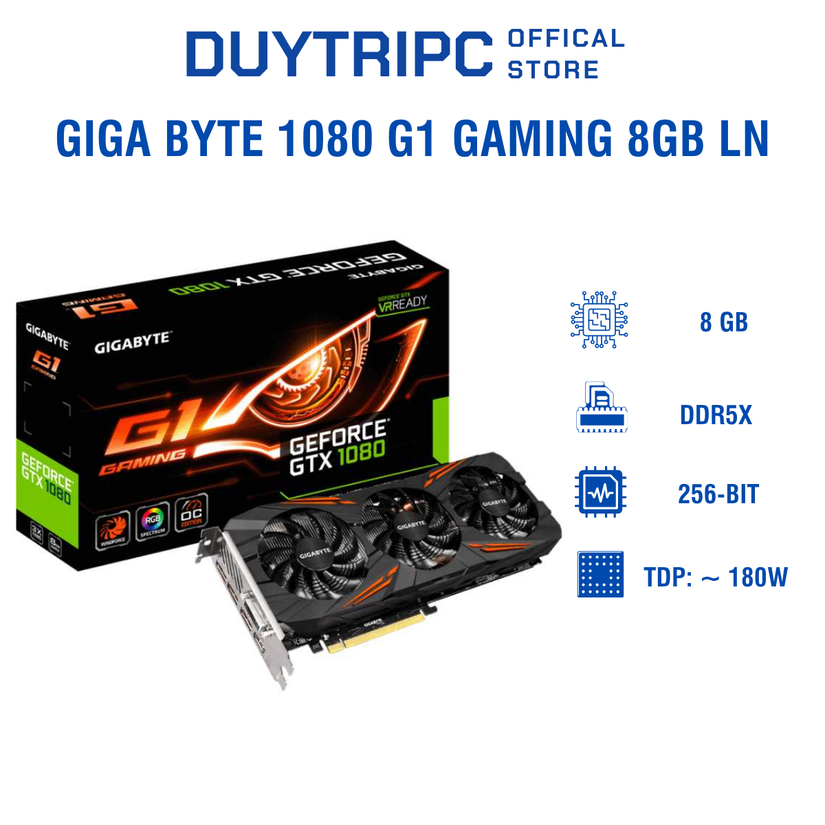 GIGA BYTE 1080 G1 GAMING 8GB LN